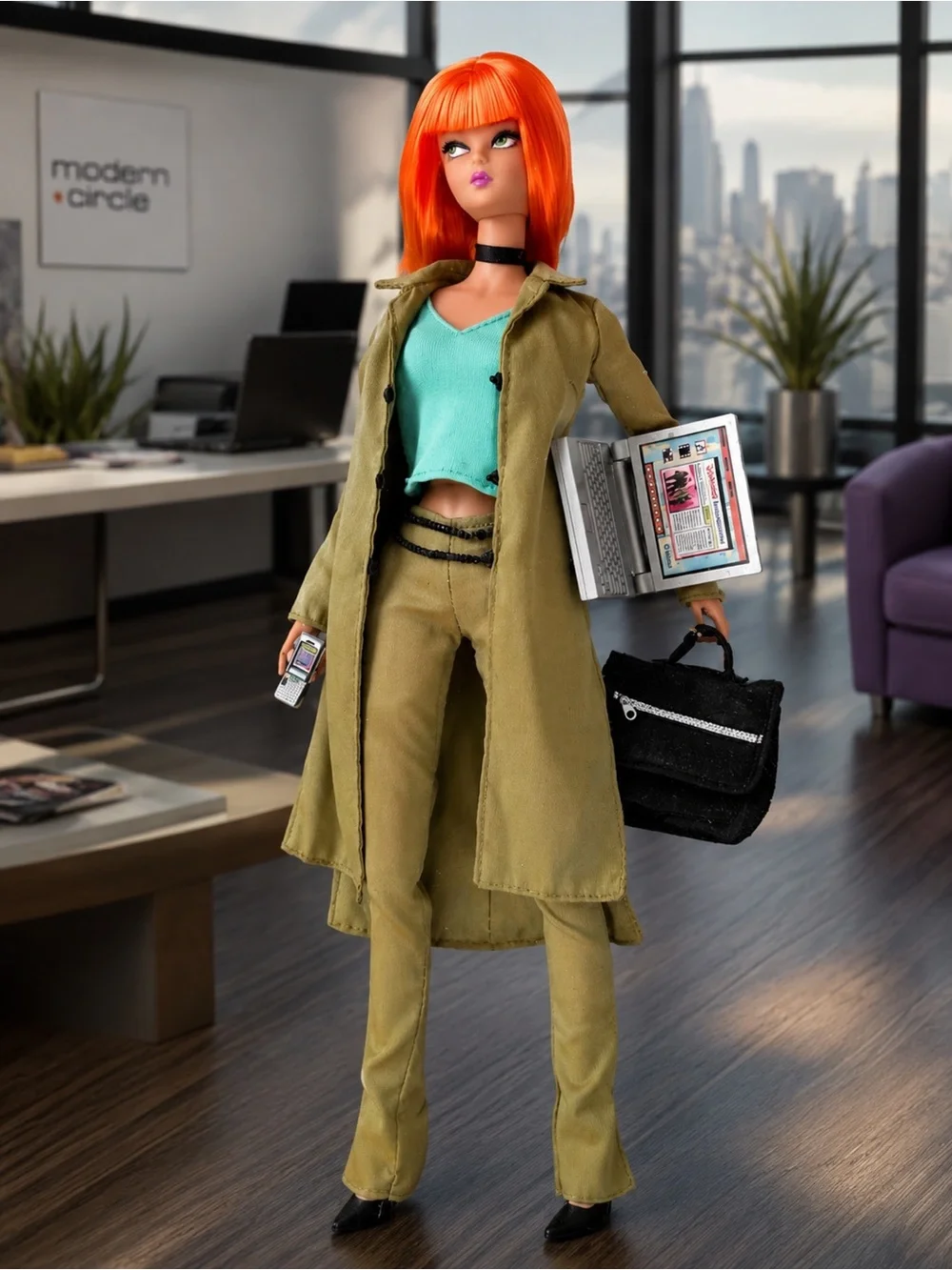 Barbie 1 Modern Circle Producer Doll Mattel NRFB